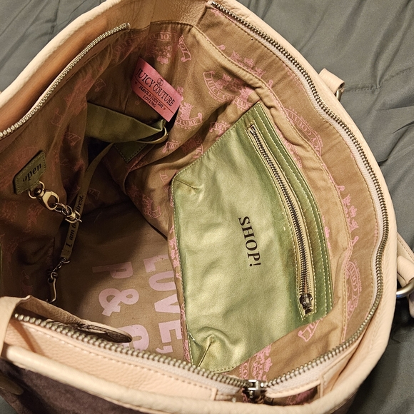 Juicy Couture Brown and Cream Tote Bag - Picture 6 of 8